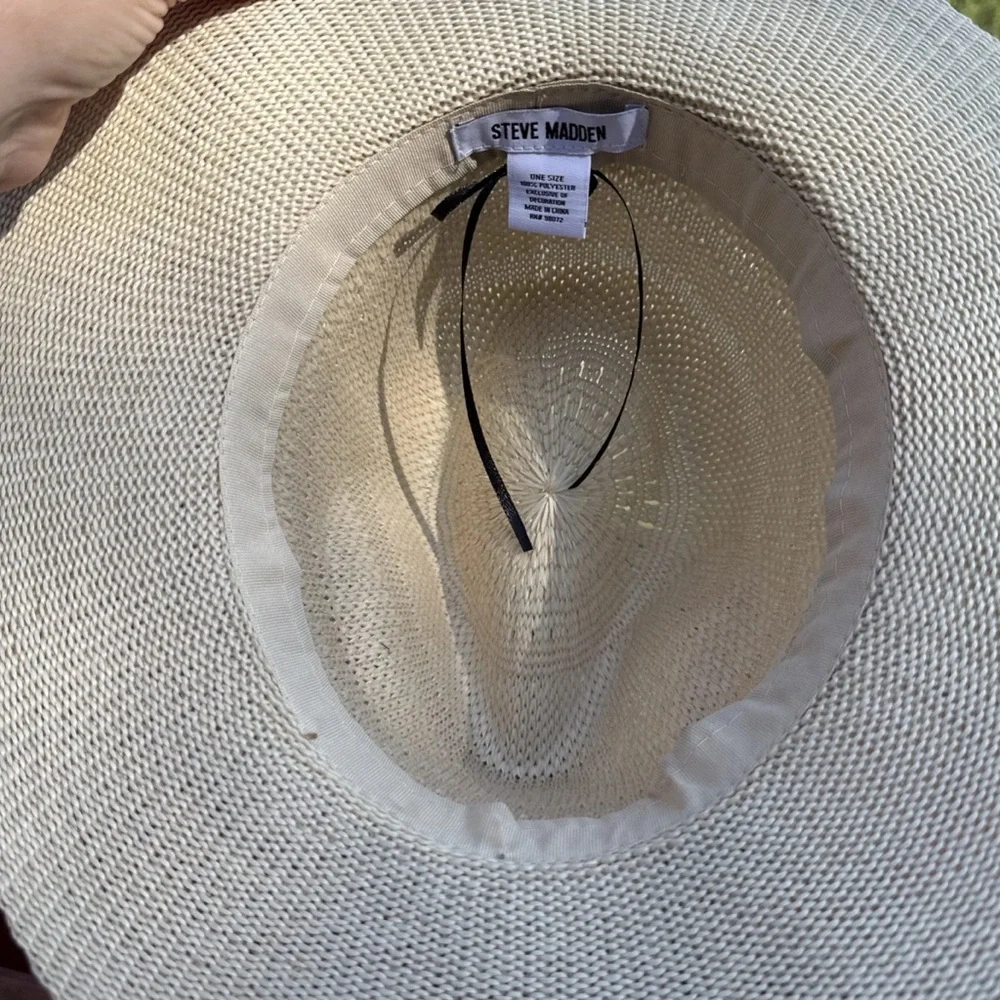 New Steve Madden Ivory Wide Brim Sun Hat Western Beach Nordstrom Coastal Cowgirl